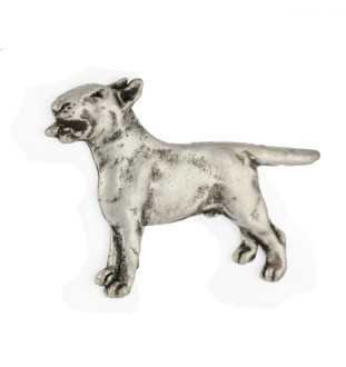 Bulterier pin posrebrzony Art-Dog